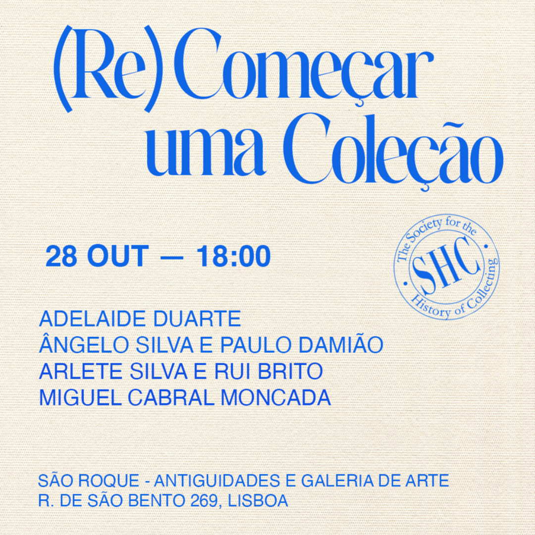Evento inaugural SHC Portugal: (Re)Começar uma Coleção em Lisboa